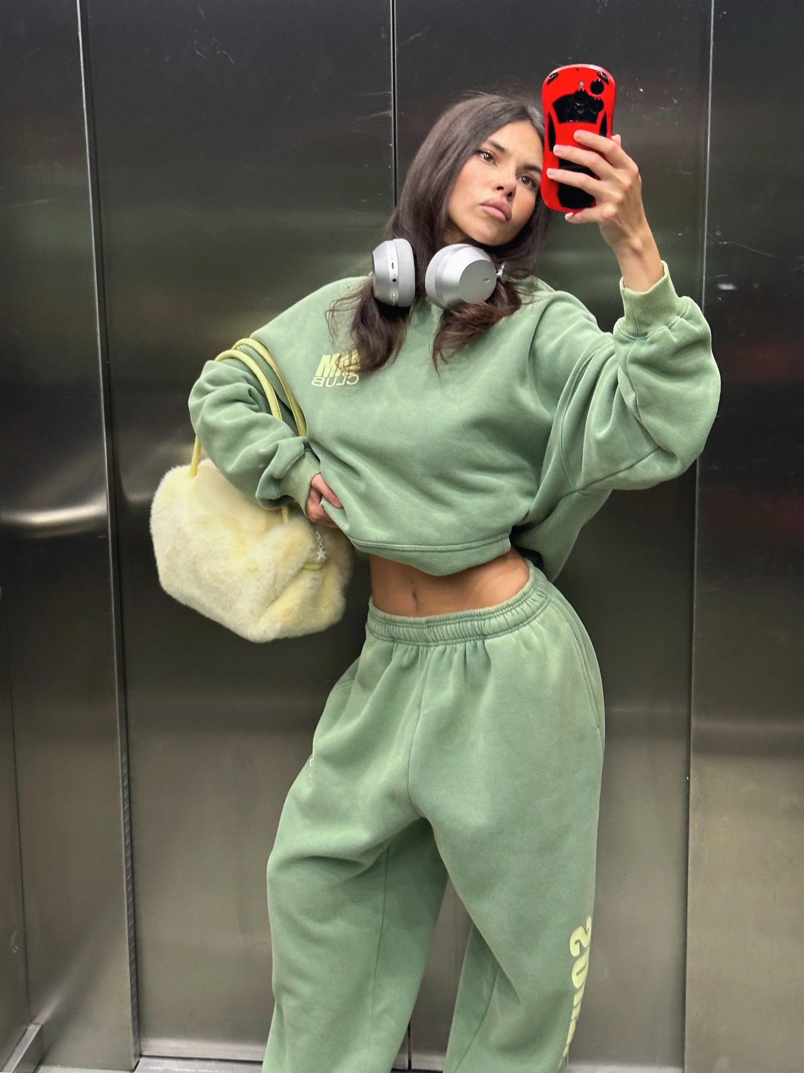 4AM SWEATPANTS - Washed Green - Image 4