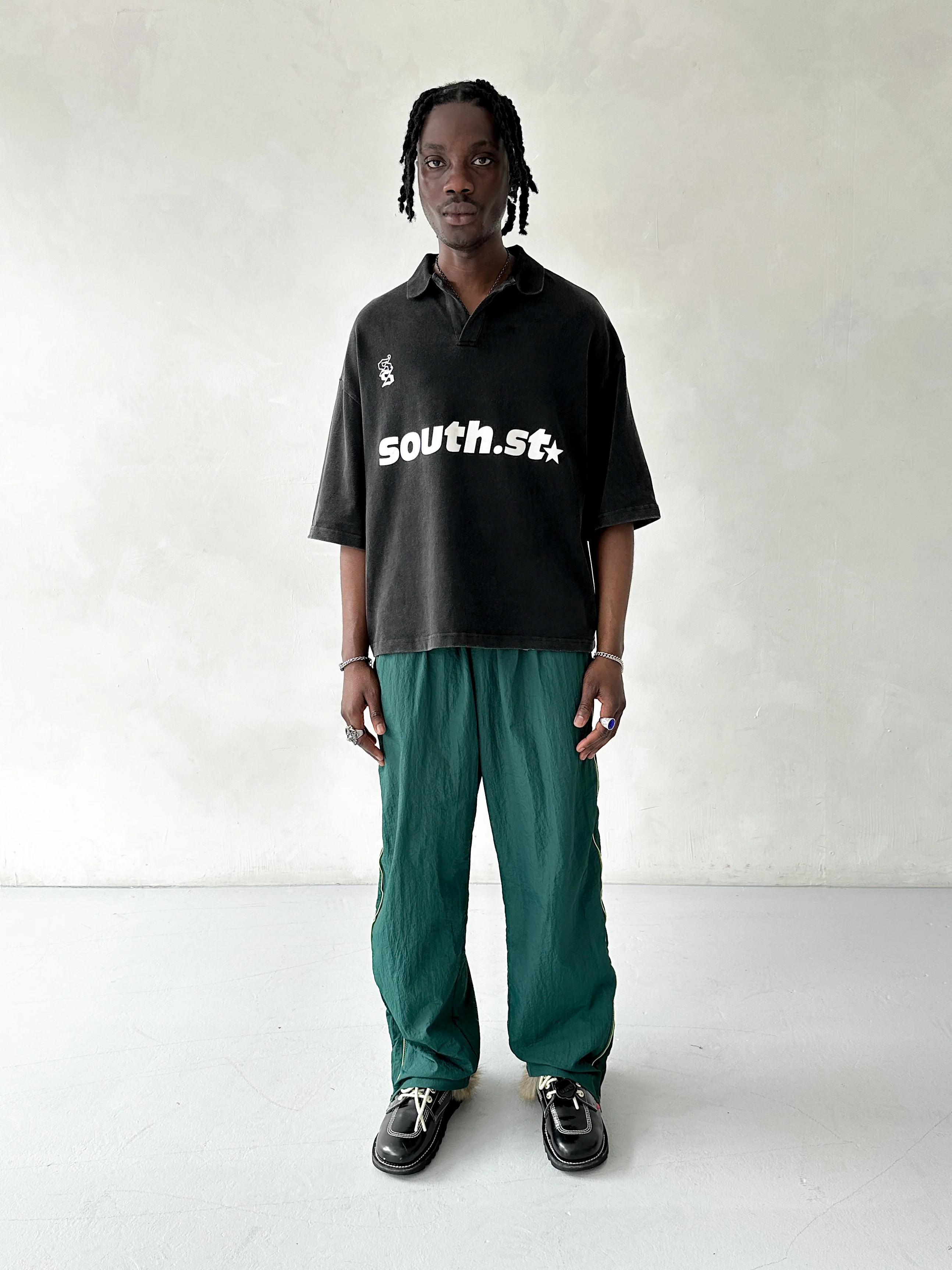 SST POLO - Washed Black - Image 4